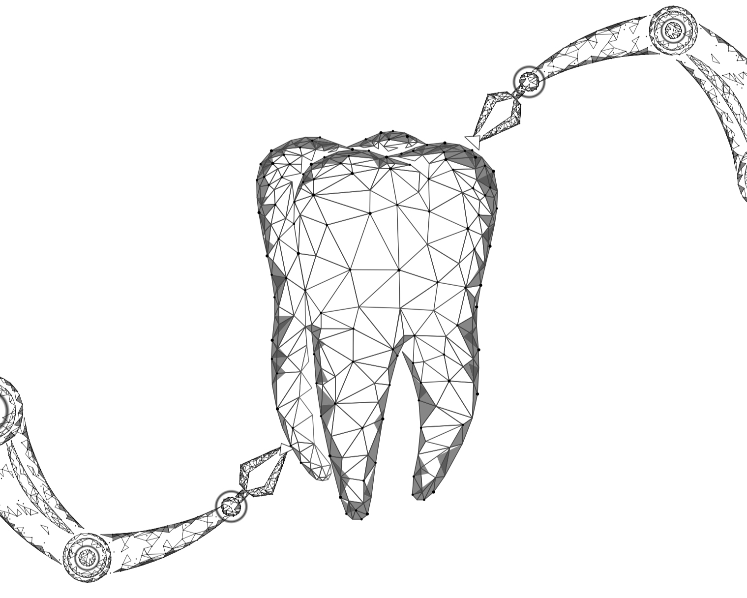 Полигональный зуб